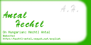 antal hechtl business card